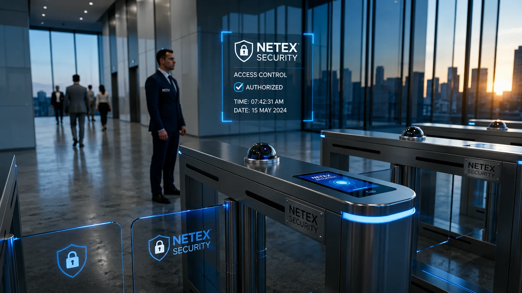 Commercial Office Monitoring monitored by Netex Security